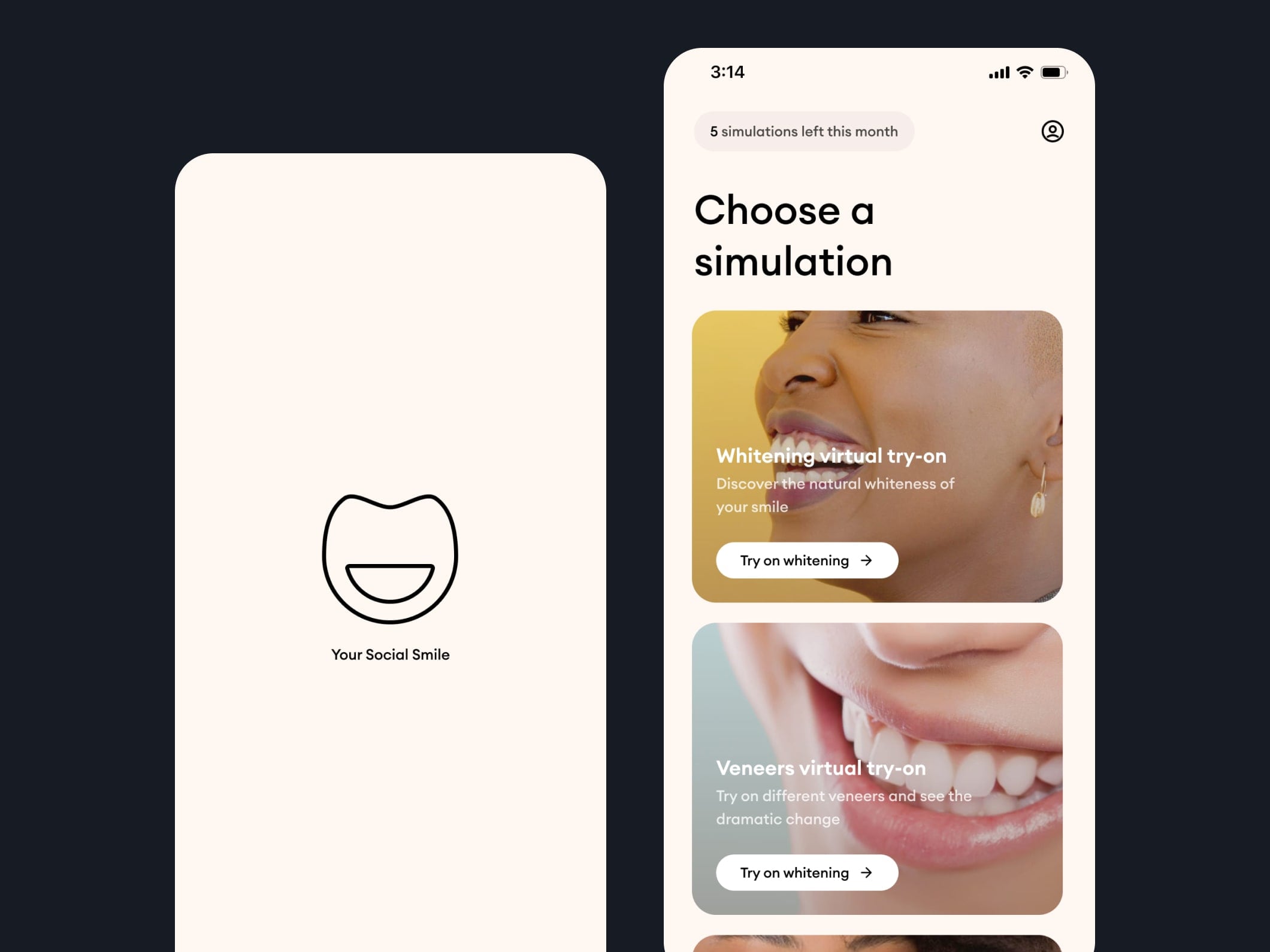 YSS — AI-powered virtual try-on for dental procedures