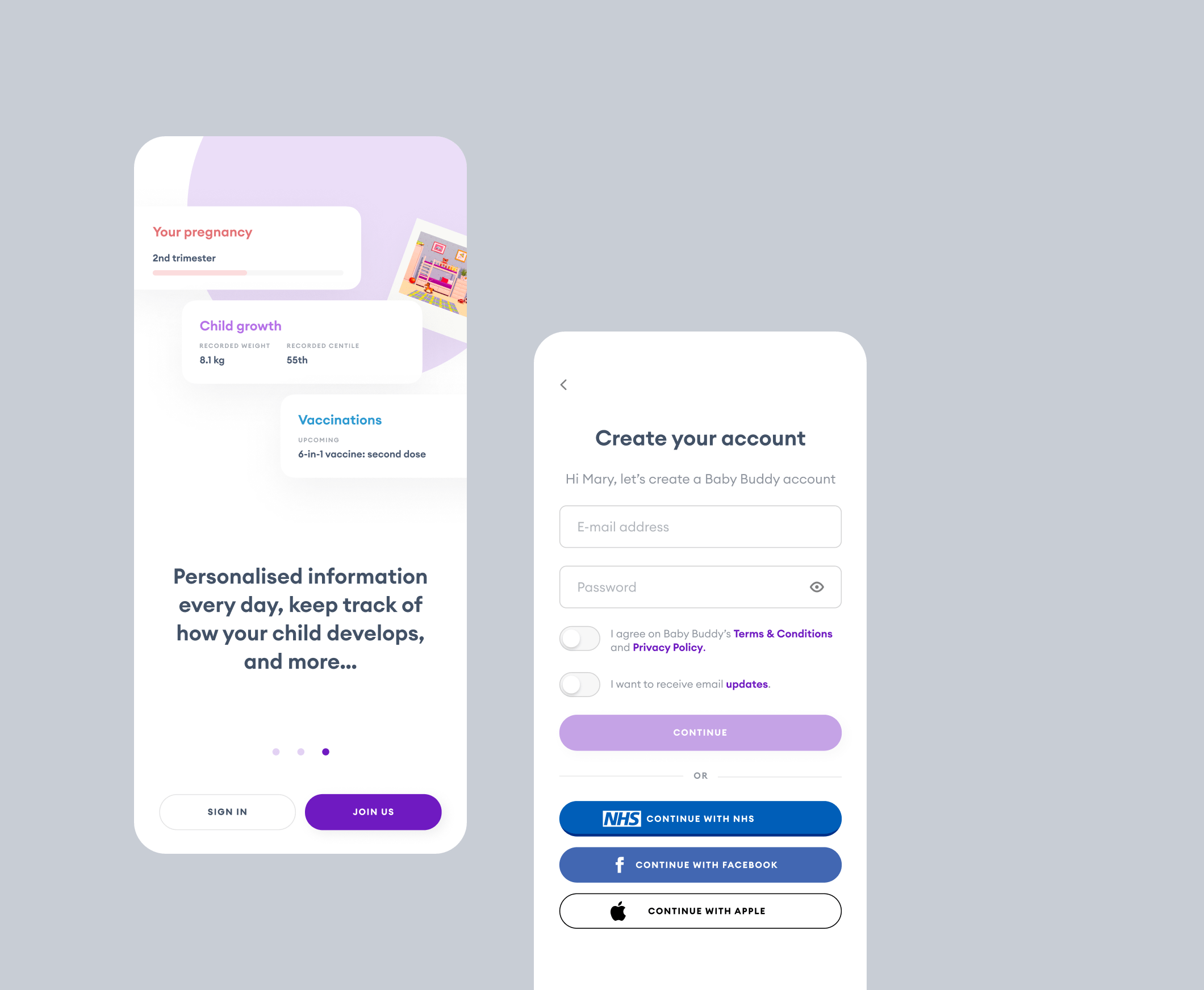 Baby Buddy — Inclusive pregnancy and parenting mobile app