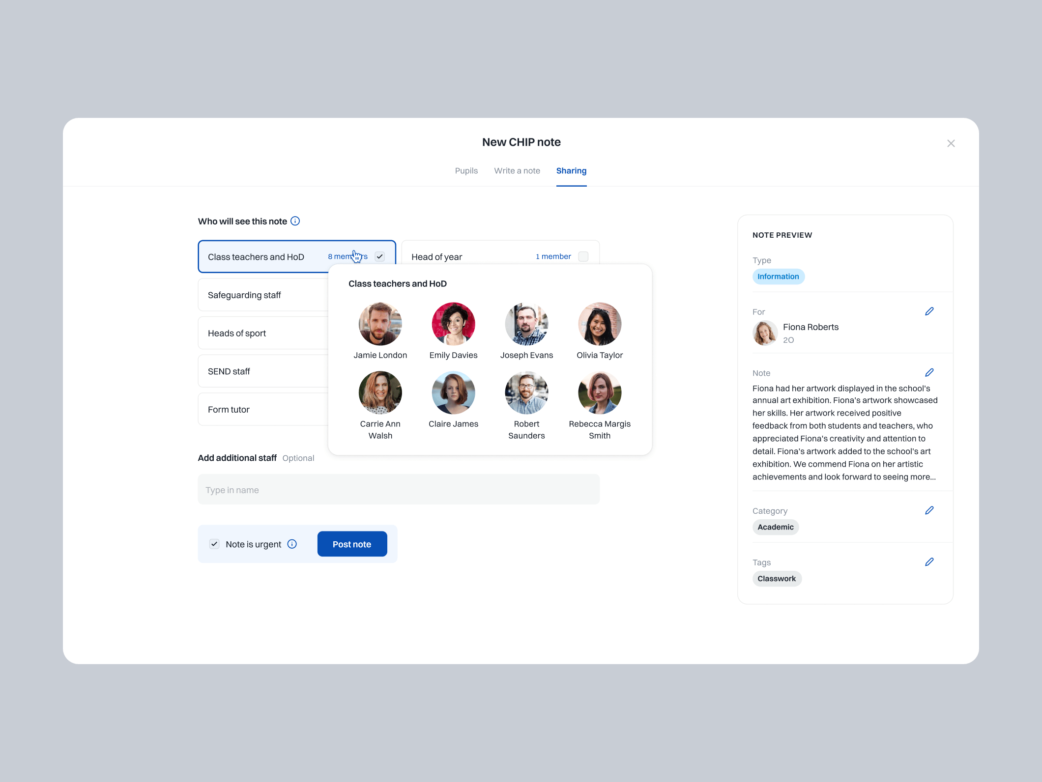 Caterham School — AI-assisted information platform for schools